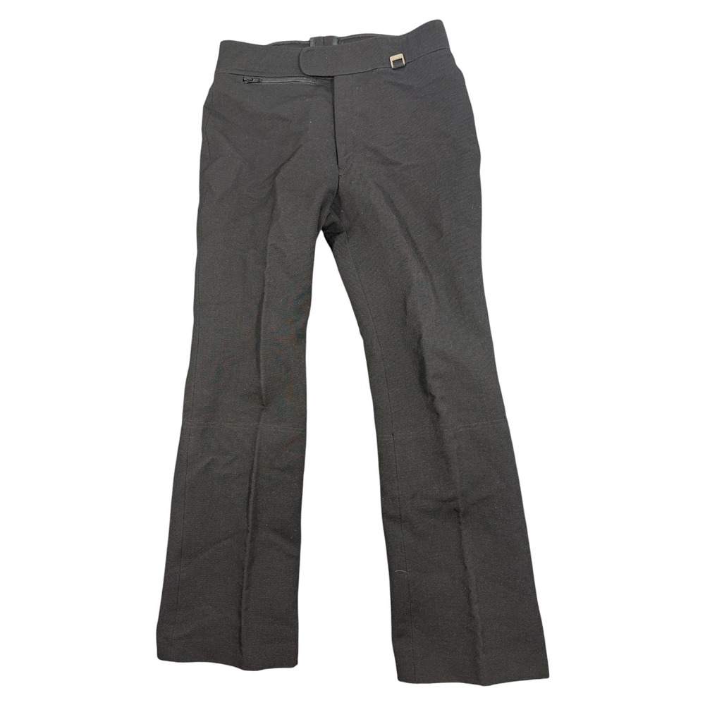 Fera Ski Pants Womens 32R Black Stretch‎ Wool Blend Bootcut Snow Pants